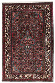  Persialainen Asadabad Matot Matto 128X194 Musta/Tummanpunainen (Villa, Persia/Iran)