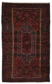 Zanjan Matot Matto 126X208 Musta/Tummanpunainen (Villa, Persia/Iran)