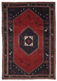  Klardasht Matto 208X300 Itämainen Käsinsolmittu Musta/Tummanpunainen (Villa, Persia/Iran)