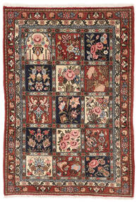  Persialainen Bakhtiar Collectible Matot Matto 105X150 Musta/Tummanpunainen (Villa, Persia/Iran)