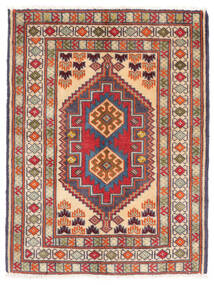  Turkaman Matto 64X83 Itämainen Käsinsolmittu Tummanruskea/Tummanpunainen (Villa, Persia/Iran)
