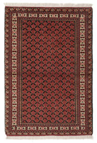  Turkaman Matto 95X135 Itämainen Käsinsolmittu Musta/Tummanruskea (Villa, Persia/Iran)