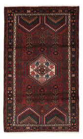  Persialainen Hamadan Matot 112X188 Musta/Tummanpunainen 
