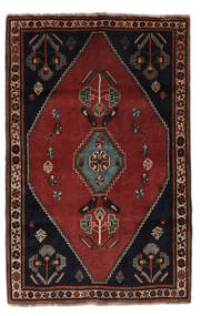  Persialainen Ghashghai Fine Matot 120X183 Musta/Tummanpunainen 