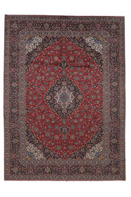  Persialainen Keshan Matot Matto 294X400 Musta/Tummanpunainen Isot (Villa, Persia/Iran)