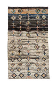  Moroccan Berber - Afghanistan Matto 105X189 Moderni Käsinsolmittu Ruskea/Musta (Villa, )
