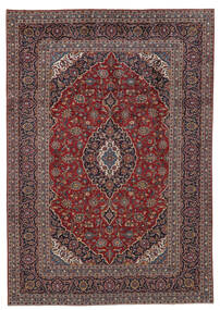  Persialainen Keshan Matot Matto 238X343 Tummanpunainen/Musta (Villa, Persia/Iran)