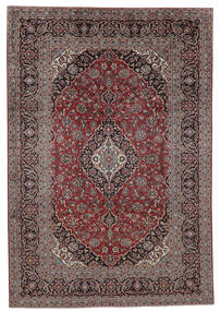  Keshan Matto 242X351 Itämainen Käsinsolmittu Tummanruskea/Musta (Villa, Persia/Iran)