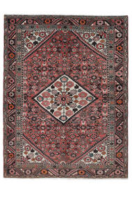  Persialainen Hamadan Matot Matto 155X205 Musta/Tummanpunainen (Villa, Persia/Iran)