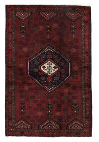  Persialainen Hamadan Matot 123X187 Musta/Tummanpunainen 