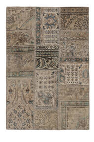  Patchwork - Persien/Iran Matto 105X153 Moderni Käsinsolmittu Tummanruskea/Ruskea (Villa, Persia/Iran)