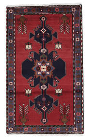  Persialainen Hamadan Matot Matto 78X130 Tummanpunainen/Musta (Villa, Persia/Iran)
