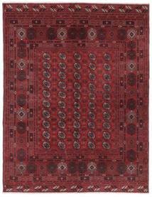  Classic Afghan Matto 147X188 Itämainen Käsinsolmittu Musta/Tummanpunainen (Villa, Afganistan)
