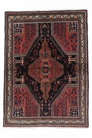  Persialainen Toiserkan Matot Matto 105X144 Musta/Tummanpunainen (Villa, Persia/Iran)