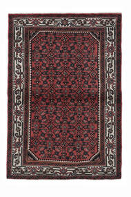  Persialainen Hamadan Matot Matto 107X154 Musta/Tummanpunainen (Villa, Persia/Iran)
