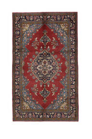  156X259 Golpayegan Matot Käsinsolmittu Matto Musta/Tummanpunainen Persia/Iran 
