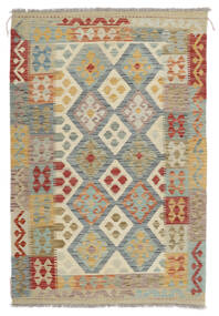  Kelim Afghan Old Style Matto 116X175 Itämainen Käsinkudottu Tummanruskea/Tummanharmaa (Villa, Afganistan)