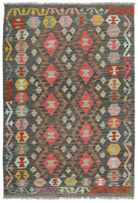  Kelim Afghan Old Style Matot 120X176 Musta/Ruskea 