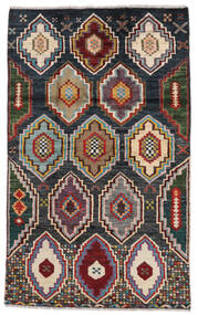  Moroccan Berber - Afghanistan Matto 118X195 Moderni Käsinsolmittu Musta/Tummanruskea (Villa, Afganistan)
