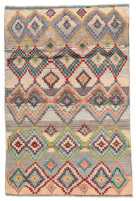  Moroccan Berber - Afghanistan Matto 114X170 Moderni Käsinsolmittu Tummanharmaa/Vaaleanruskea (Villa, Afganistan)
