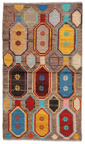 Moroccan Berber - Afghanistan Matto 87X151 Moderni Käsinsolmittu Tummanruskea/Ruskea (Villa, Afganistan)