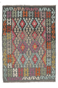  Kelim Afghan Old Style Matot 126X177 Tummankeltainen/Ruskea 