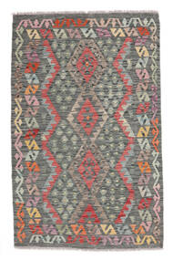  Itämainen Kelim Afghan Old Style Matot Matto 100X156 Tummankeltainen/Ruskea (Villa, Afganistan)