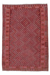  Kelim Afghan Old Style Matto 175X256 Itämainen Käsinkudottu Tummanruskea/Tummanpunainen (Villa, Afganistan)