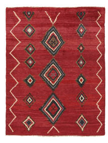  Moroccan Berber - Afghanistan Matto 148X189 Moderni Käsinsolmittu Tummanpunainen (Villa, Afganistan)