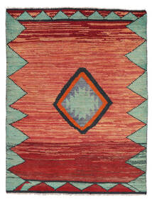  Moroccan Berber - Afghanistan Matto 129X170 Moderni Käsinsolmittu Tummanpunainen/Ruoste (Villa, Afganistan)