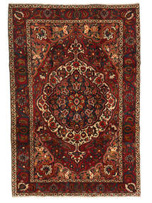  Persialainen Bakhtiar Matot Matto 210X314 Musta/Tummanpunainen (Villa, Persia/Iran)