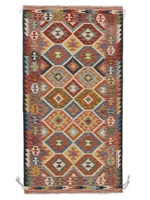  Itämainen Kelim Afghan Old Style Matot Matto 107X197 Ruskea/Tummanpunainen (Villa, Afganistan)