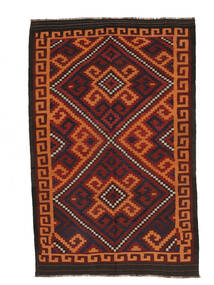  Afghan Vintage Kelim Matto 172X277 Itämainen Käsinkudottu Musta/Tummanpunainen (Villa, Afganistan)
