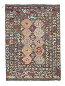  Kelim Afghan Old Style Matto 182X253 Itämainen Käsinkudottu Ruskea/Tummanpunainen (Villa, )