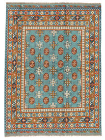  Afghan Matto 173X231 Itämainen Käsinsolmittu Tumma Turkoosi/Tummanpunainen (Villa, Afganistan)