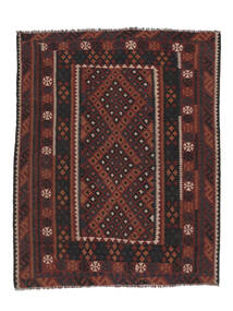  Afghan Vintage Kelim Matto 185X231 Itämainen Käsinkudottu Musta/Tummanruskea (Villa, Afganistan)