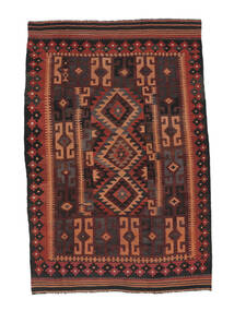 Afghan Vintage Kelim Matot Matto 174X277 Musta/Tummanpunainen (Villa, Afganistan)