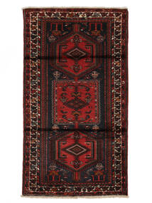  Itämainen Hamadan Matot Matto 108X190 Musta/Tummanpunainen (Villa, Persia/Iran)