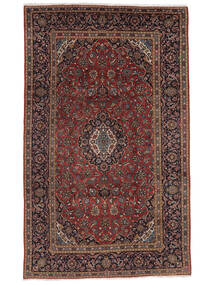  Itämainen Keshan Matot Matto 209X305 Musta/Tummanpunainen (Villa, Persia/Iran)
