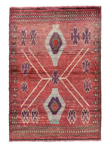  Moroccan Berber - Afghanistan Matto 111X161 Moderni Käsinsolmittu Tummanruskea/Tummanpunainen (Villa, Afganistan)