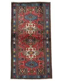  104X195 Hamadan Matot Matto Musta/Tummanpunainen Persia/Iran 