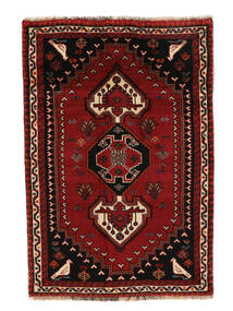  Persialainen Ghashghai Matot Matto 79X117 Musta/Tummanpunainen (Villa, Persia/Iran)