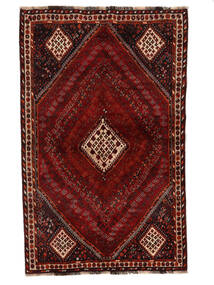  Persialainen Ghashghai Matot Matto 160X256 Musta/Tummanpunainen (Villa, Persia/Iran)