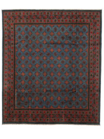  Afghan Fine Matot 248X288 Musta/Tummanpunainen 