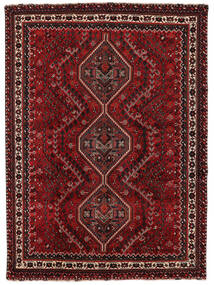  Persialainen Shiraz Matot Matto 212X292 Musta/Tummanpunainen (Villa, Persia/Iran)